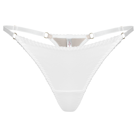 Mia White Thong