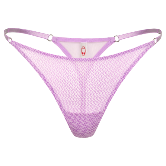 Lilac Net Thong