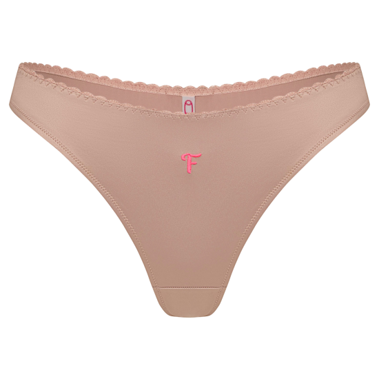 Neon “F” Thong