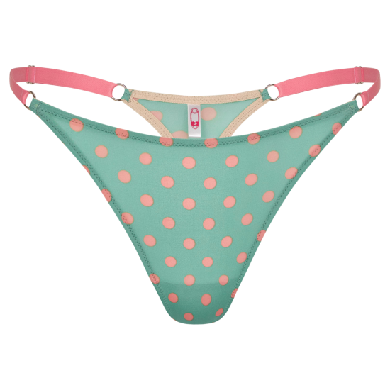 Green Dot Thong