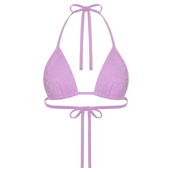 Lilac Safari Bikini Top
